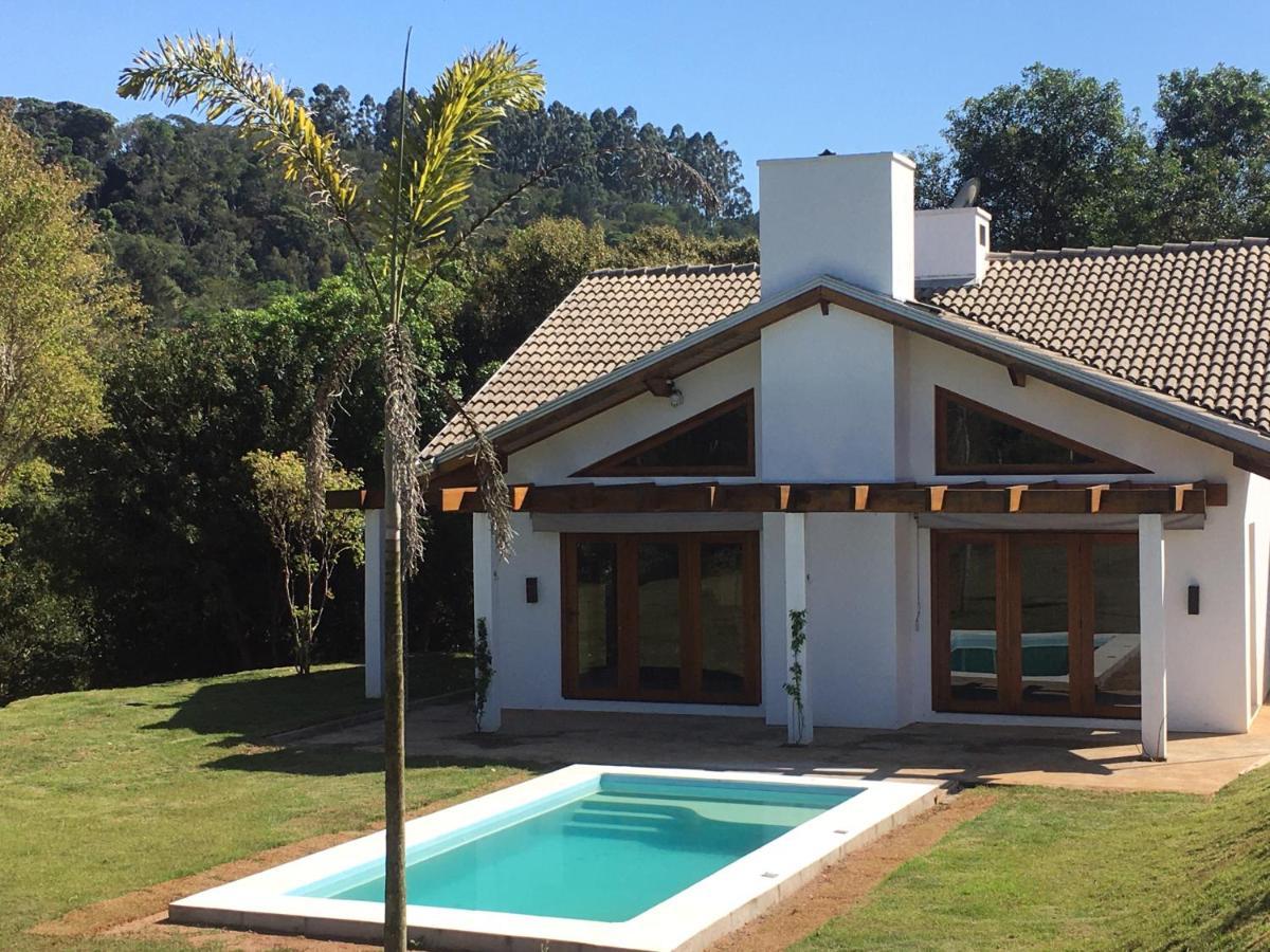 Casa De Campo Com Piscina Jaguariaiva Bagian luar foto