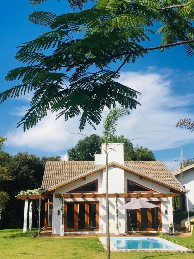 Casa De Campo Com Piscina Jaguariaiva Bagian luar foto