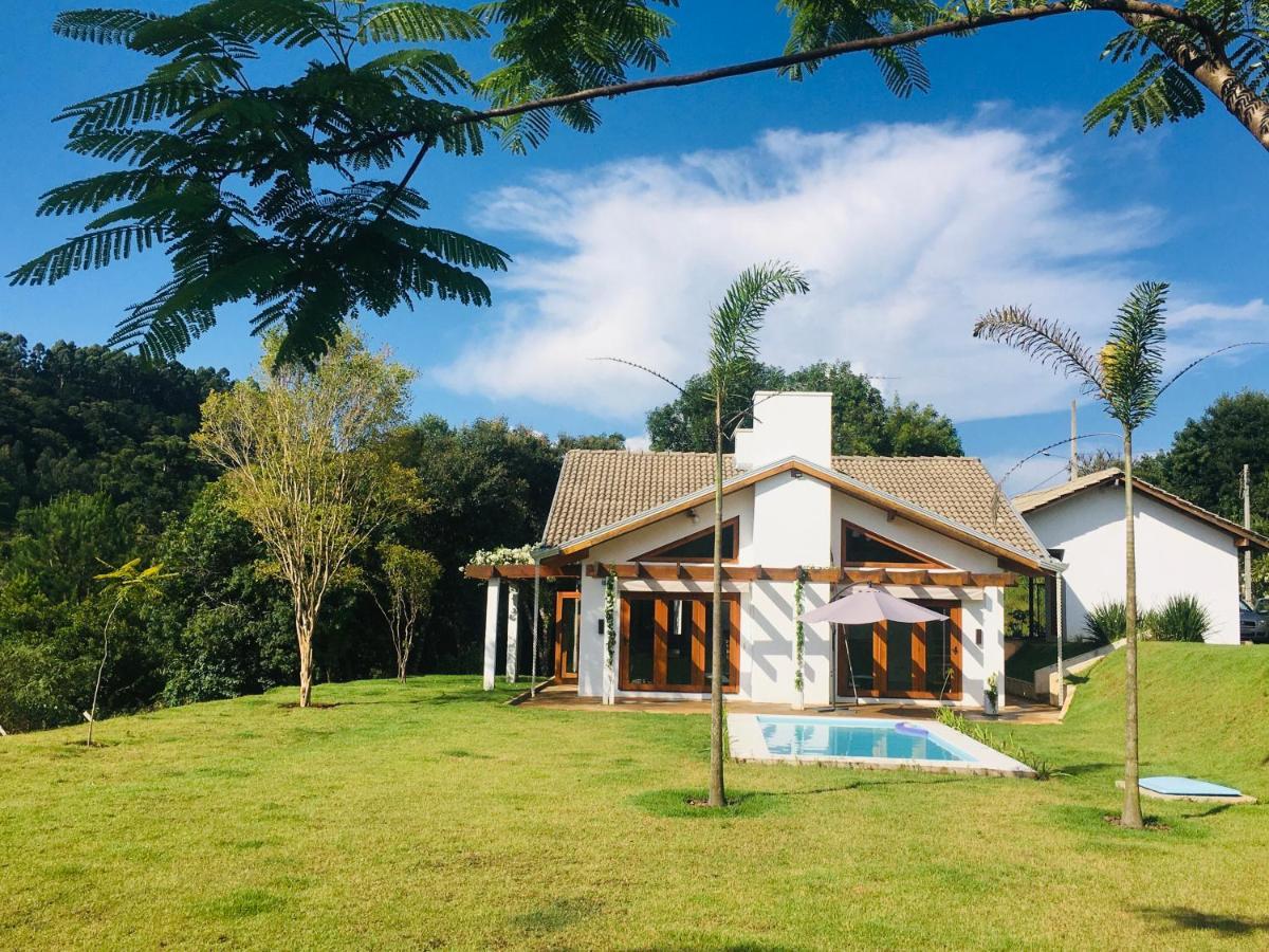 Casa De Campo Com Piscina Jaguariaiva Bagian luar foto