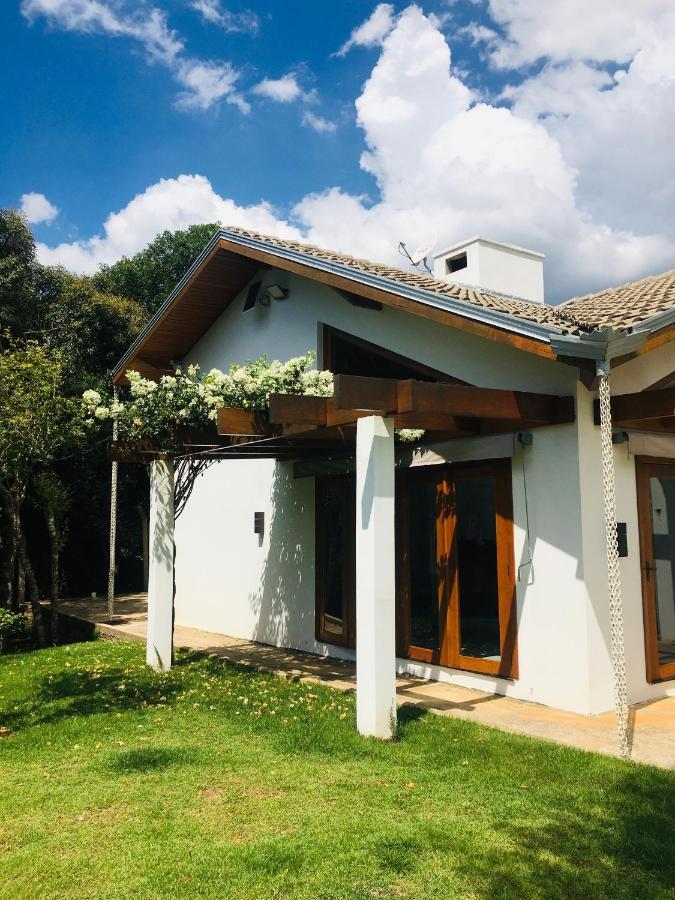Casa De Campo Com Piscina Jaguariaiva Bagian luar foto