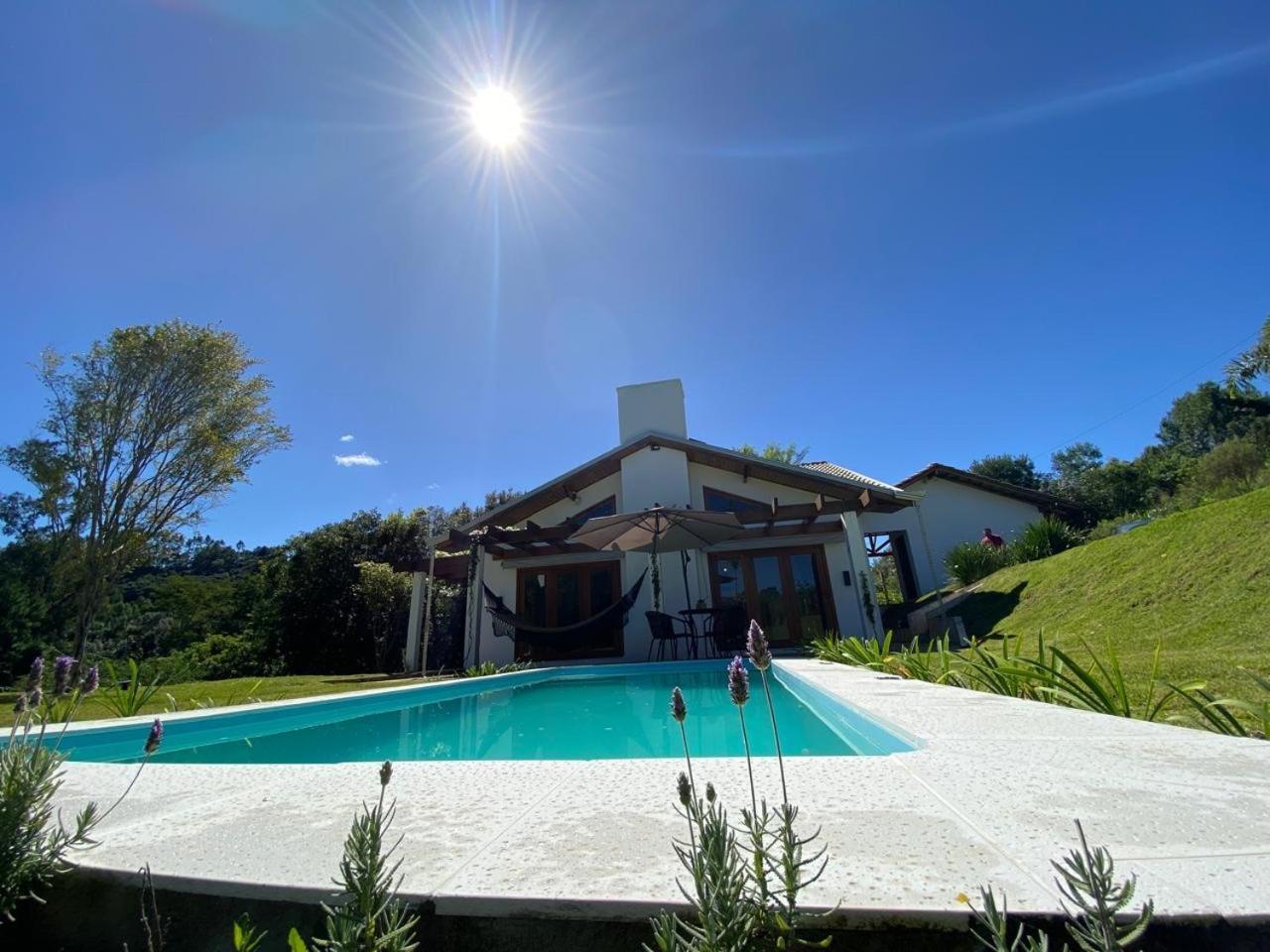 Casa De Campo Com Piscina Jaguariaiva Bagian luar foto