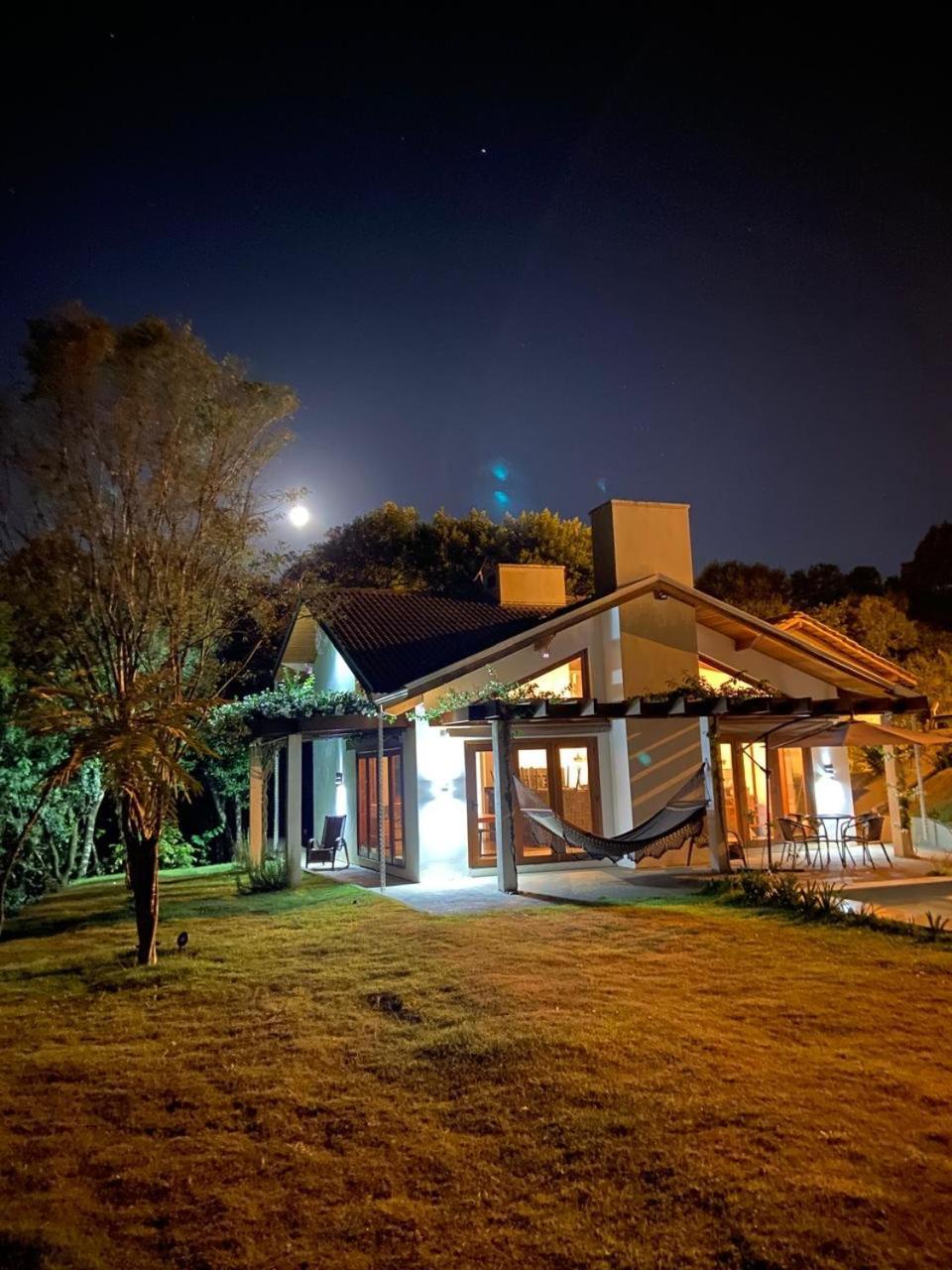 Casa De Campo Com Piscina Jaguariaiva Bagian luar foto